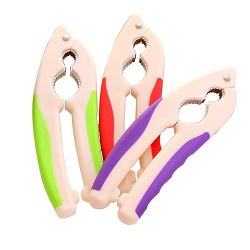 Amosfun Abridor De Nueces Galletas Nueces Pecanas Galleta De Nuez Herramienta Tenedores Cascanueces para Tocador De Hojas Tira Cáscara De Nuez Gran Cascanueces Cangrejo Caparazón Vestidor