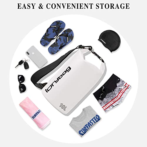IDRYBAG Dry Bags for Kayaking - Waterproof Floating, 2L/5L/10L/15L/20L, Small Dry Sack for Paddleboarding Travel