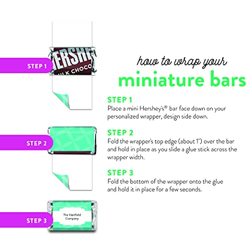 100Ct Wedding Favors For Guests Wrappers For Miniatures Candy, Bridal Shower Favors For Guests, Rustic Wedding Candy (100 Wrappers) - Love Is Sweet #TOP3