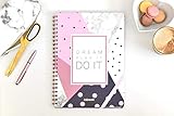BULLET JOURNAL DE 192 PÁGINAS - Papel más grueso Premium de 100 gramos, perfecto para apasionados artistas. El cuaderno de cuadrícula con puntos ayuda a estructurar sus ideas, destacándolas con mucha claridad