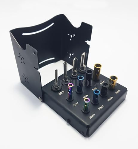 12 Pcs Bone Collector Kit Chip Maker Drills & Stopper Set