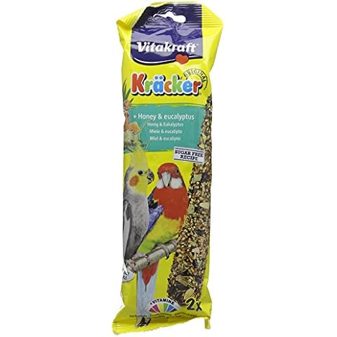 Vitakraft Kracker Cockatiel Food with Honey Cover