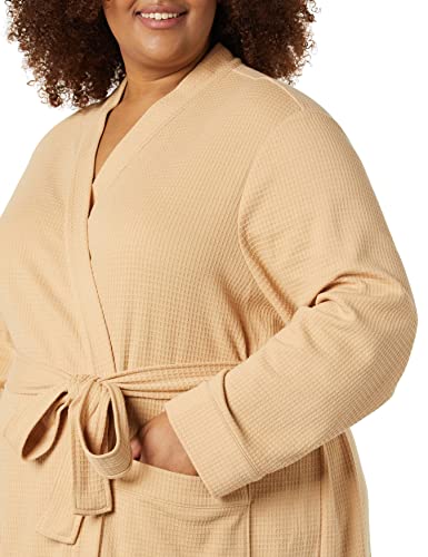 image for Amazon Essentials Women's Lightweight Waffle Full-Length Robe (Availab