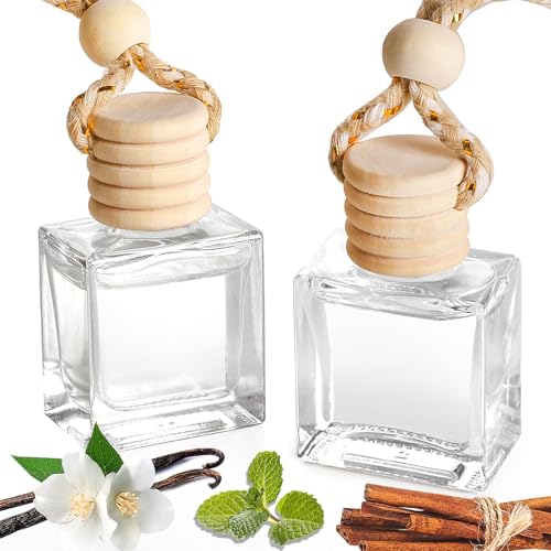 Image of 2-Pack Car Fresheners Long Lasting & Car Deodorizer - Caramel & Vanilla Oud Hanging Car Air Freshener for Men and Women, Car Necessities & Scent Diffuser by VUTOLLOSA