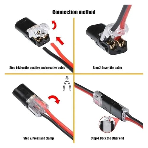 Serre-câble rapide étanche à double fil pour connexion sans soudure - 6