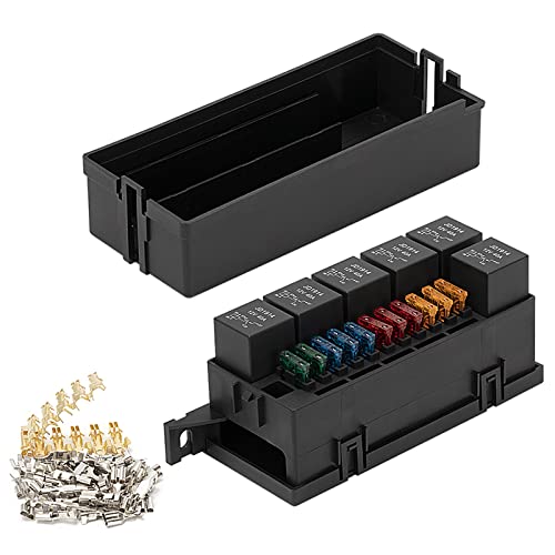 Bloc de boîte relais fusible 11 voies étanche 12V automatique automobile camion bateau remorque