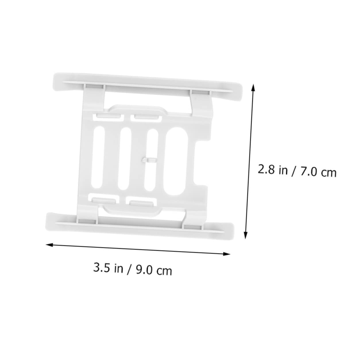 VICASKY 1 jeu d'anneaux de protection surélevés pour les pieds, atterrissage, fixation d'hélice, kit de suspension, pièces de rechange pour drone, accessoires de protection UAV en plastique blanc
