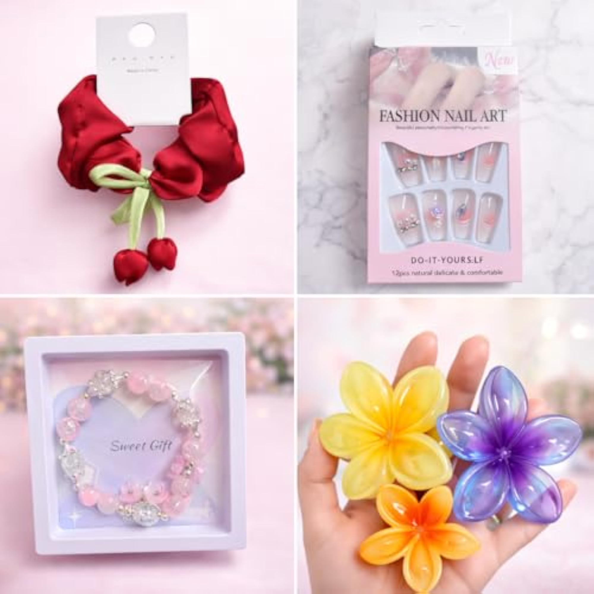 9-Piece Jewellery & Hair Accessories Set, Gift for Her
