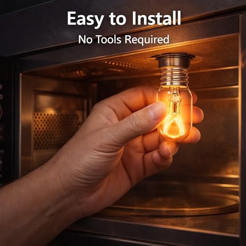 image for UP2WIN Light Bulb for Whirlpool Microwave - Light Bulb Fits for Whirlp