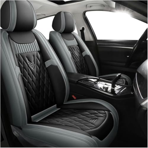 Housses de siège de voiture universelles gris pour Audi A3 A4 A6
