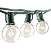 Escolite G40 String Lights Indoor Outdoor for Wedding Lights, Bedroom Lighting, Patio Lights Green