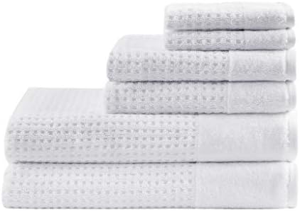 Madison Park Spa Waffle 100% Cotton Luxurious Towel Set, Premium ...