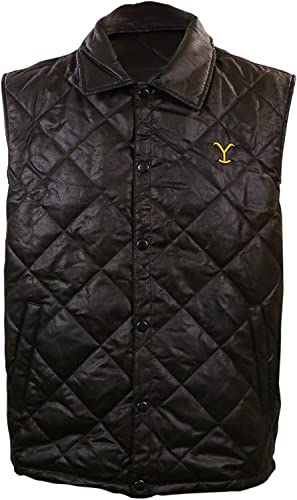 Changes Yellowstone Button Up Vest, Brown, XX-Large3