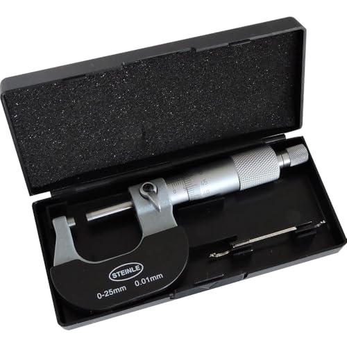 STEINLE 2130 analog Bügelmessschraube Messschraube Mikrometer 0-25 mm