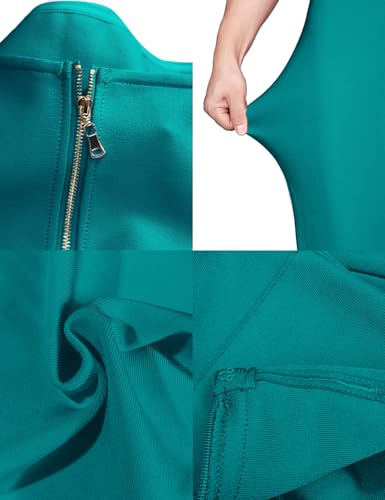 Image of meilun Womens Halter Fishtail Bandage Party Dress Elegant Wedding Guest Dress