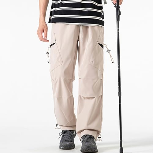 XYXIONGMAO Men's Casual Cargo Pants Loose Techwear Sweatpants Hip Hop Multi Pocket Streetwear Baggy Black Tactical Pants4