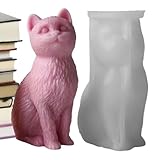 katzenharzform, chat-kästen aus harz, kerzenformen, schreibtischdekorationswerkzeuge epoxid, kunsthandwerksprodukte für stoßseife