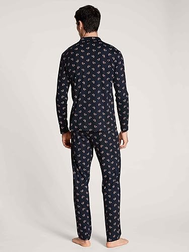 CALIDA pyjama homme haut de gamme en coton interlock doux - 5