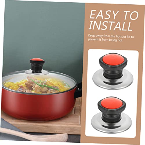 OKUMEYR 12 peças de contas quadradas tampa de panela botão porta filtro tampas de utensílios de cozi