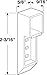 Prime-Line H 3837 2-3/16 In. White Plastic Window Channel Balance Sash Cams (2 Pack)