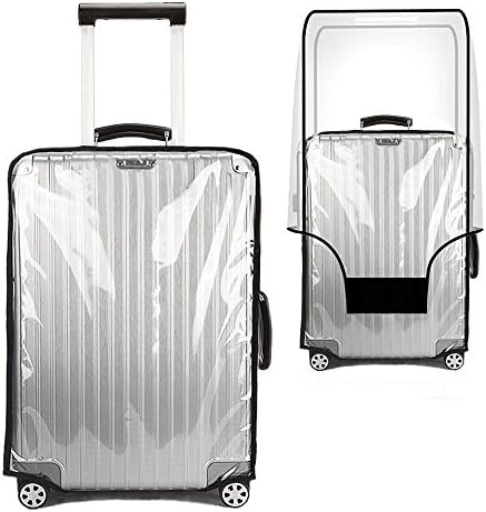 Clear PVC Suitcase Cover Protectors 20 22 24 26 28 30 Inch PVC Transparent Travel Luggage Protector for Carry on