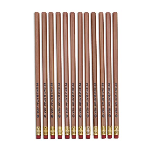 Lápices de madera AIT, pack de 12, No. 2 HB, sin punta miniatura 2