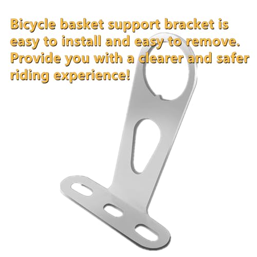 Ytruoyi Bicycle Basket Support Bracket For Bicycle, 2 Pcs Frame Bicycle Basket Front Rear Lamp Support, Universal Bicycle Support For Folding Bikes Mountain Bikes Electric Bikes thumb #4