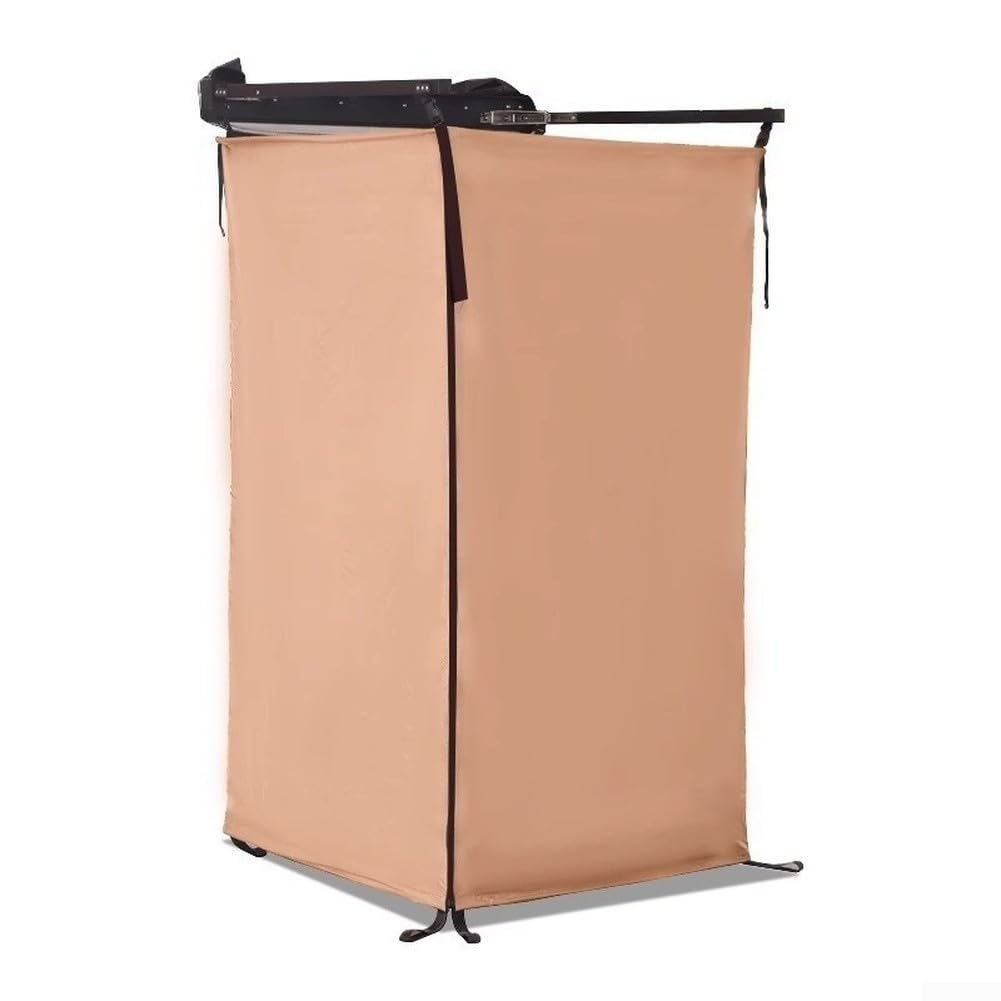 para ducha Exterior Plegable Oxford 185cm Privacidad para ducha(Black)
