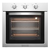 Empava 24 Inch Electric Single Wall Oven in Stainless Steel, 4 Cooking Modes with Mechenial Knob Control, 2.5 Cu.ft, 2950W
