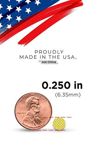 Made In The Usa - 100 1/4 Inch (.25") Brass Mesh Pipe Screen Filters #TOP1