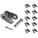 50 SS Stainless Steel Roller Chain Offset Link (10PCS)