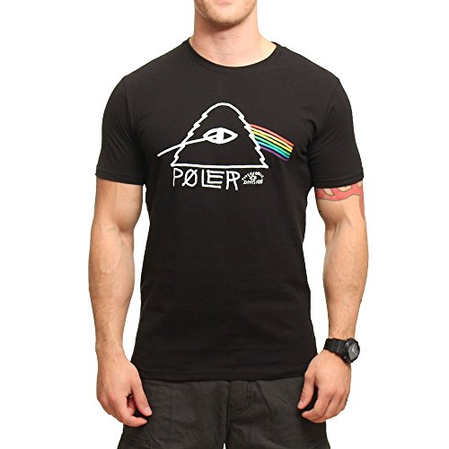 Poler Stuff – Camiseta para Hombre Psychedelic, Black, XXL, Pol mtss PSY, Hombre, Color Negro, tamaño Small