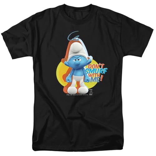 T-shirt unisex The Grouchy Don't Smurf with Me Popfunk noir mix
