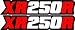 Honda Xr250r Decals Graphics Swingarm Stickers Mx Dirtbike Xr250 Xr 250 250r