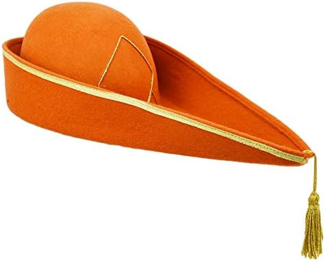 Feluca goliardica Cappello Universitario (Arancione) : Amazon.it:  Abbigliamento