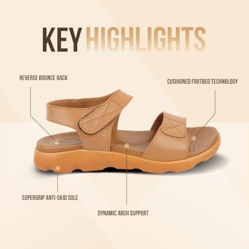 Image of Medifeet Women's Orthopedic Soft Sandals, Black, Comfort Walking Footwear with Adjustable Straps