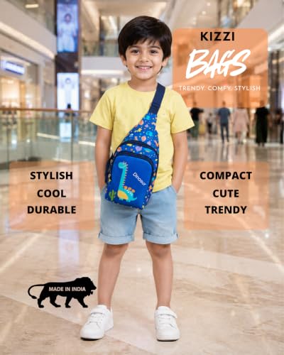 Image of Kizzi Print Colourful Cross body Bags for Boys and Girls Kids School, Picnic, Return Gifts