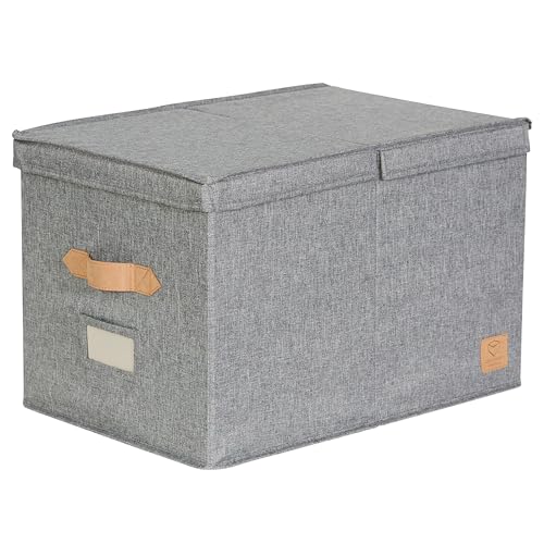 LOVE IT STORE IT Premium Caja de almacenaje con tapa XL – de tela...
