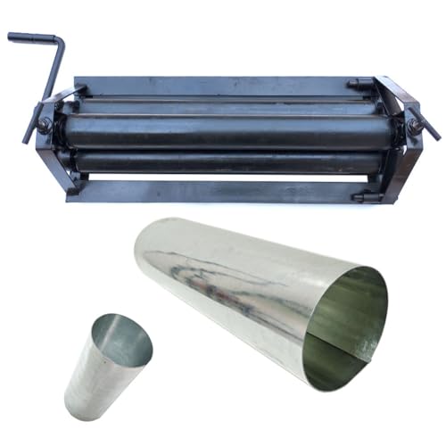 Metal Roller Slip Roller Slip Roll Machine 23.5 Inch Forming Width with A Removable Rollers Slip Rolling Bending Machine for Aluminum Alloy Sheet Low Carbon Steel Copper Sheet
