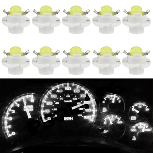 Kit 10 Bombillas LED B8.4D Blanco para Panel de Instrumentos miniatura 1