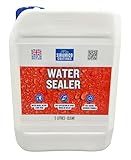 Siramico Coatings Premium Water Sealer | Clear Waterproofer | 5 Litres | Water Sealer for Brick, Concrete, Motar & Stone