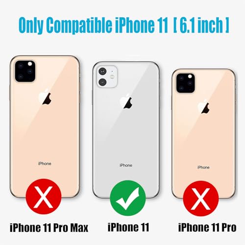Battery Case for iPhone 11, Enhanced 10000mAh Portable Protective Smart Wireless Charging Case Support Carplay Compatible with iPhone 11 (6.1 inch) Rechargeable Extended Battery Charger Case (Black)