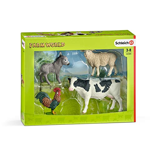 Schleich 42385 - Farm World Starter-Set Figur & 42386 - Farm Word Tier-Mix - Spielzeug – Bild 4