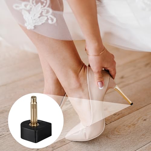 Image of 20 Pairs Heel Tips for High Heel Shoes High Heel Tips Replacement kit U Shaped Heel Cap Cover Black Taps Caps Replacement Repair Shoe Replacement High Heel Caps Protectors（5 Size 8-12mm）