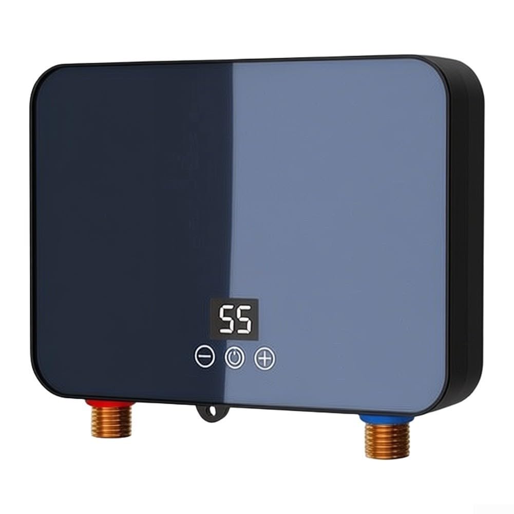 Scaldabagno Elettrico 220V Display Touch IPX4 Impermeabile(EU Blue)