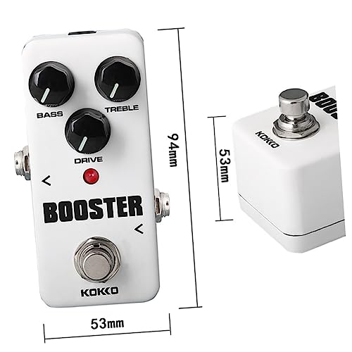 Totority Pedais De Guitarra Elétrica Placa De Pedal Para Guitarra Elétrica Pedal De Efeito Eq De 2 B