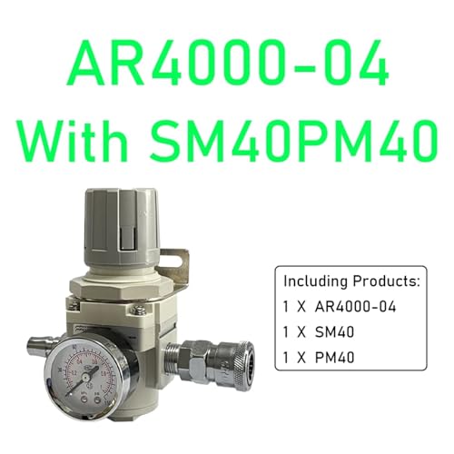 Régulateur de pression d'air AR2000-02 avec manomètre précis pour compresseur - 2