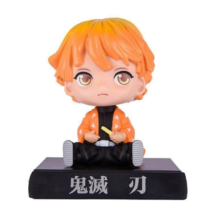 Image of Awestuffs Phone Holder Car Decoration Bobblehead Action Figure Pack of 1 (Zini D Slayer)