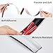 Peel and Stick Wall Molding Trim Wall Corner Protector Trim Molding Self Adhesive Wall Corner Guards and Tile Gaps Protector for Ceilings, Door Frames, CabinetWhite,1.6 Inches x 19.7 Feet