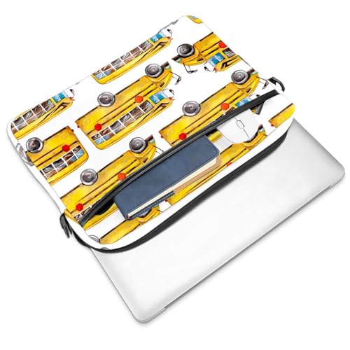 Maletín de portátil de 13.3 pulgadas para llevar a la universidad en color amarillo vivo 3
